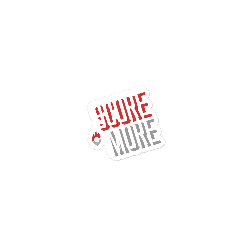#ScoreMore Bubble-Free Stickers