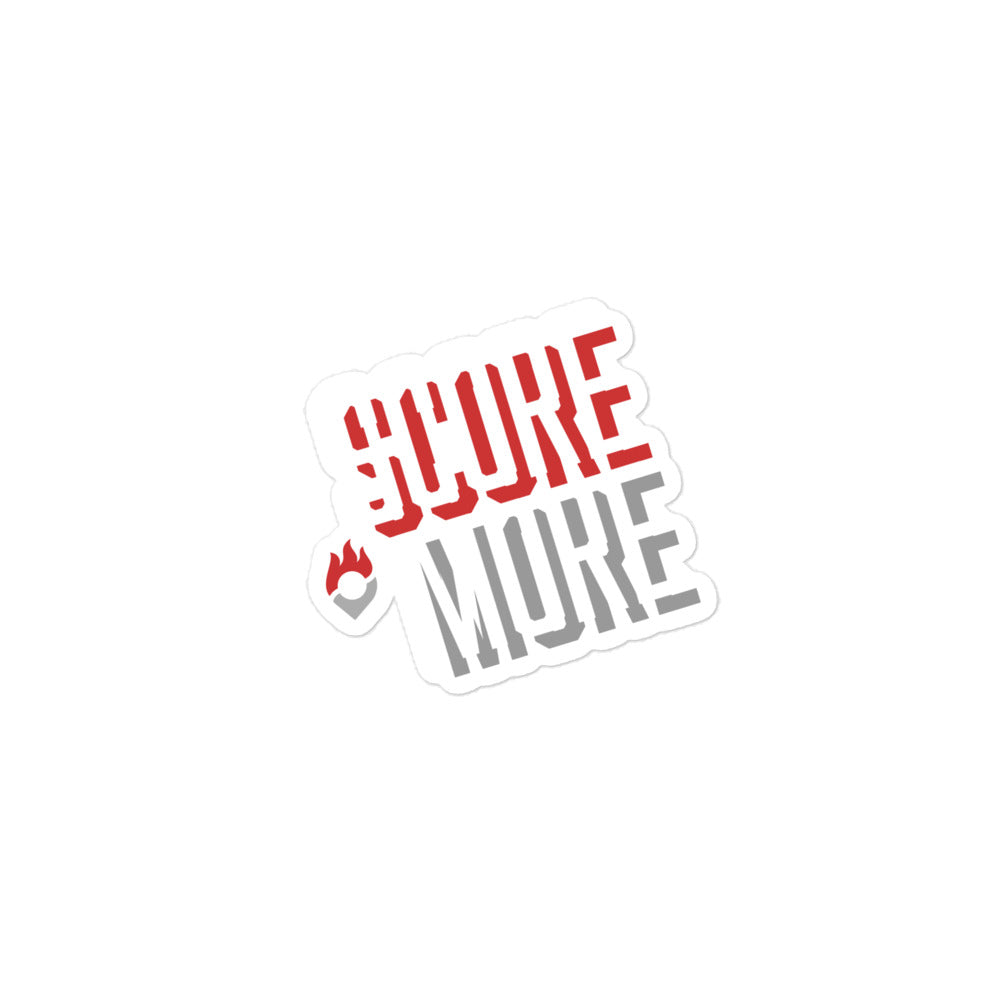 #ScoreMore Bubble-Free Stickers