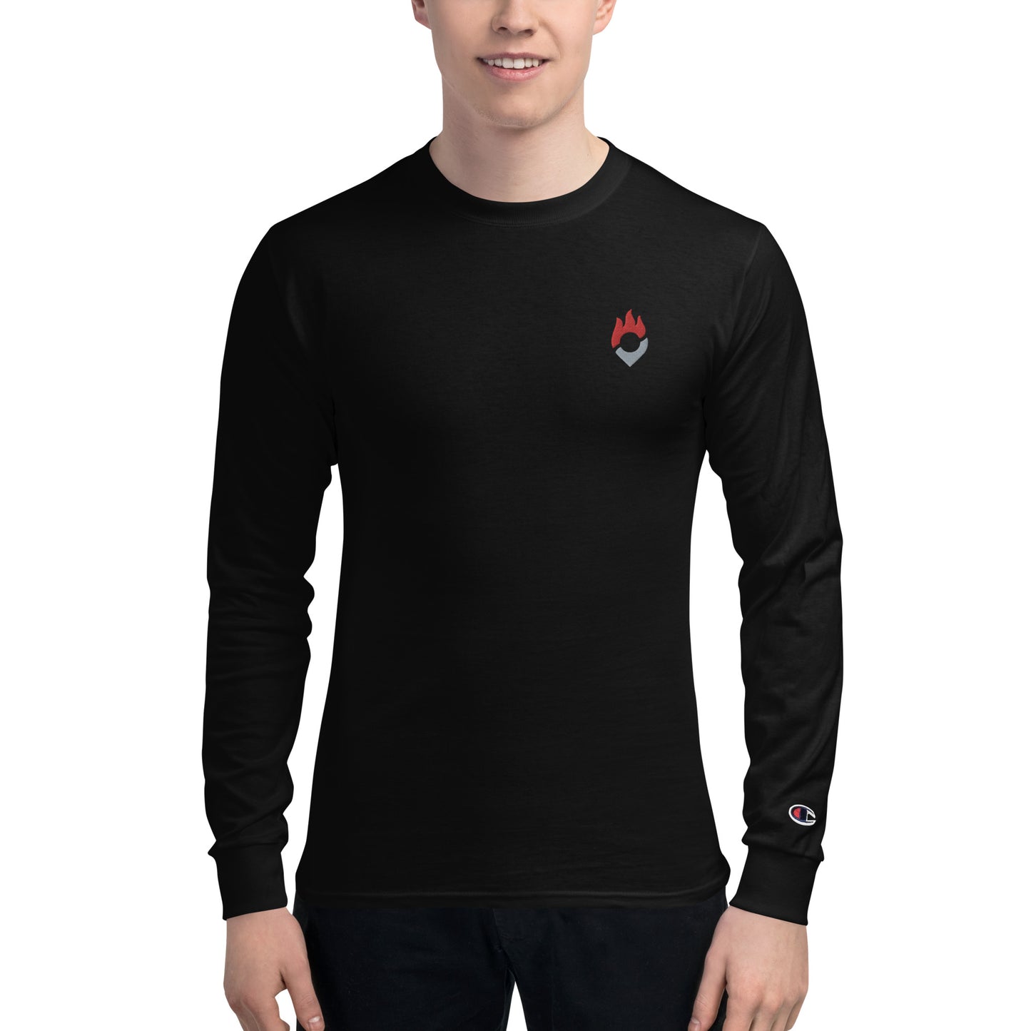 Fantasy Points Logo Men's Champion Long Sleeve Shirt