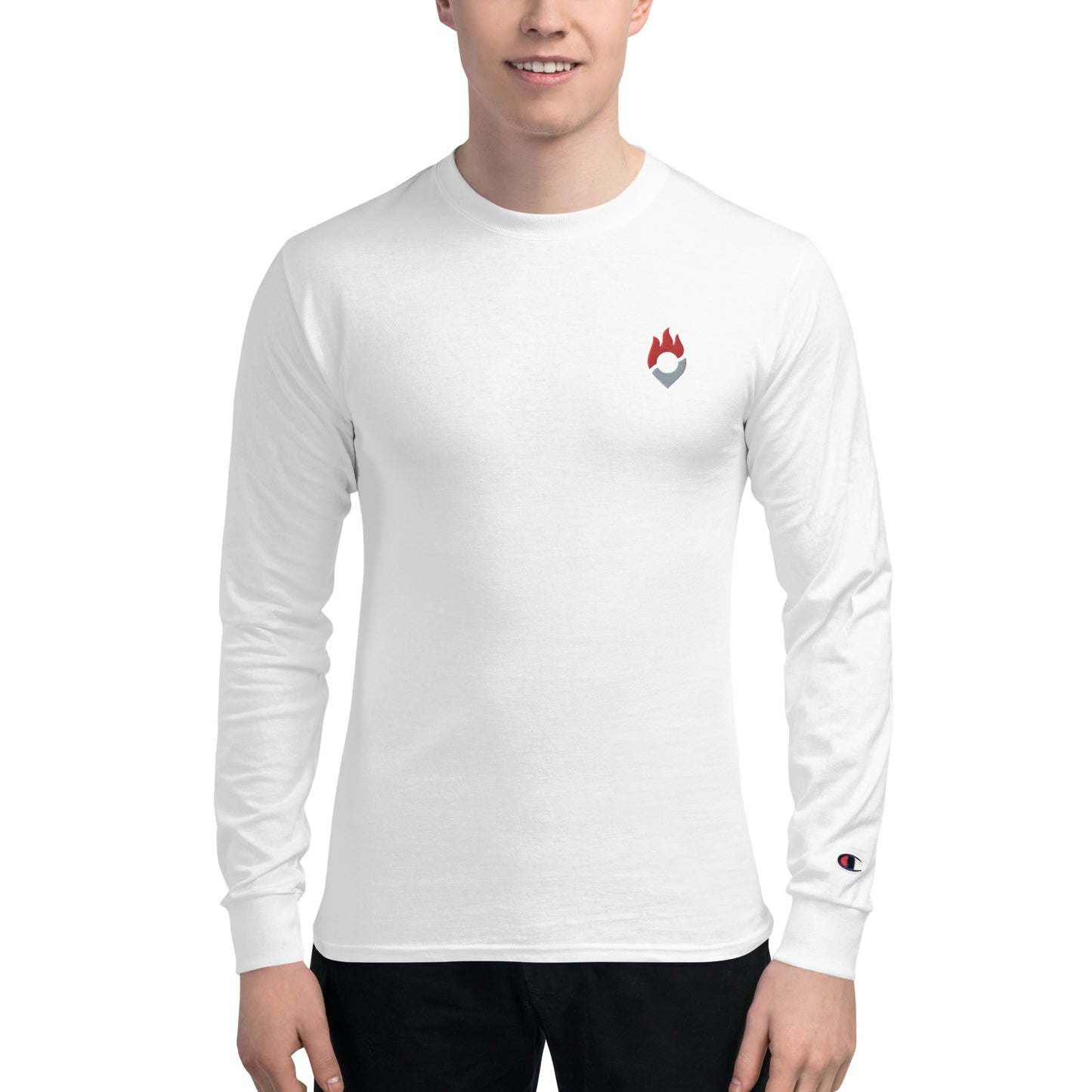 Fantasy Points Logo Men's Champion Long Sleeve Shirt