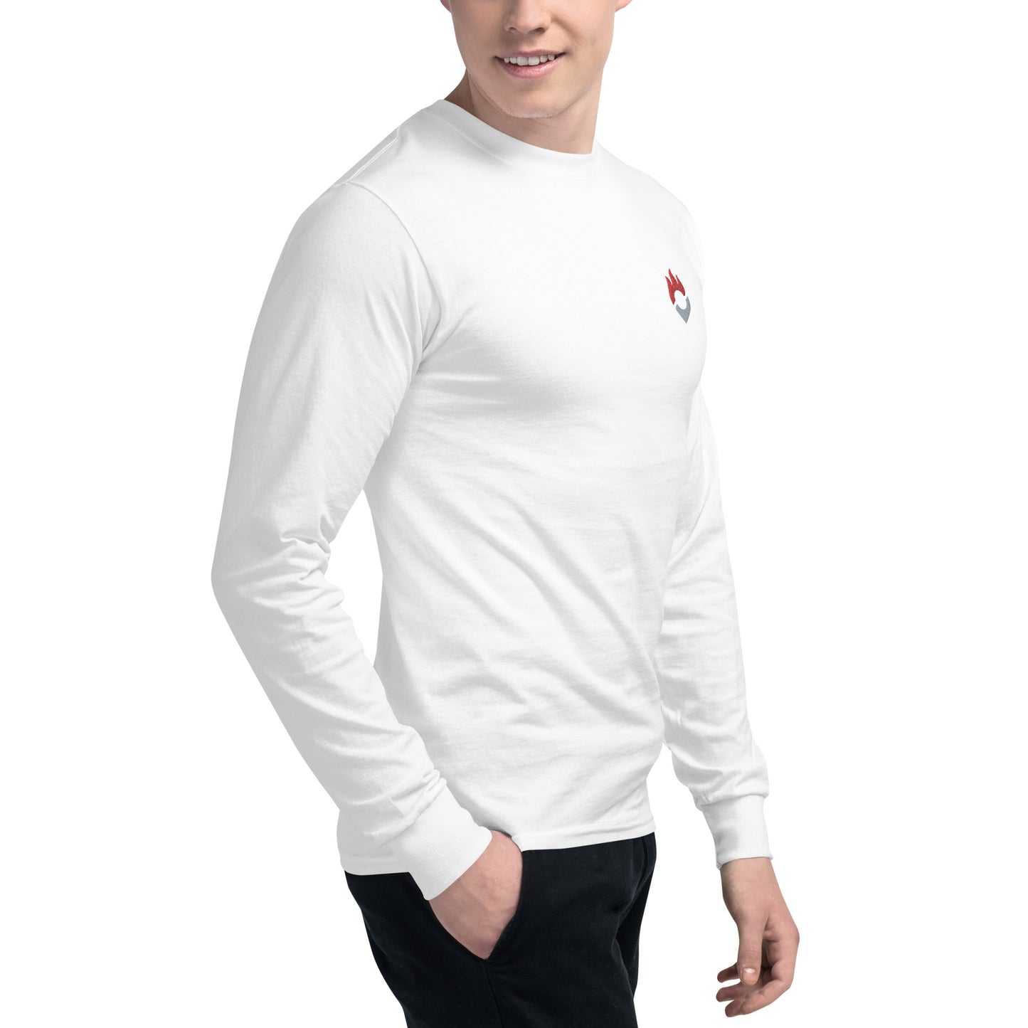 Fantasy Points Logo Men's Champion Long Sleeve Shirt