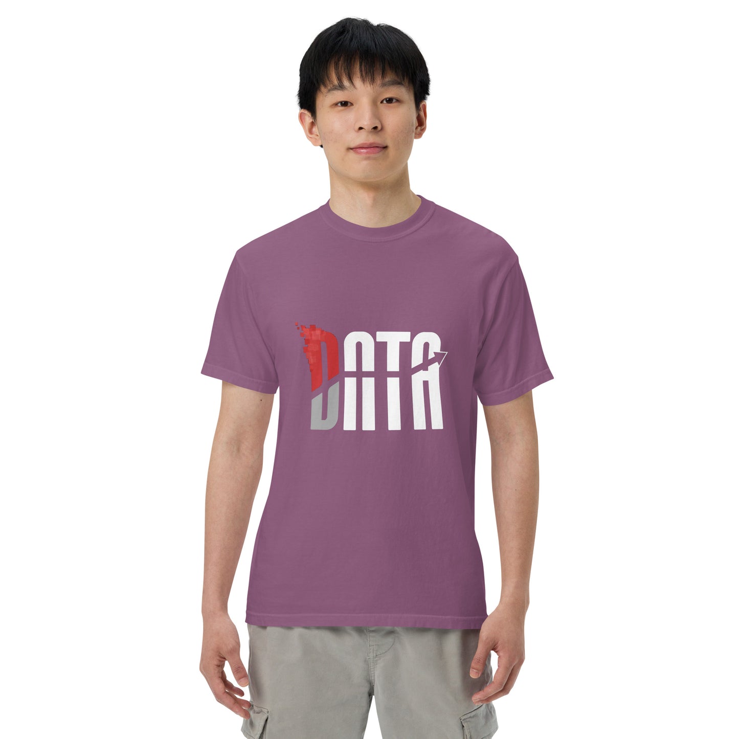 Data Logo Men’s Garment Dyed Heavyweight T-Shirt