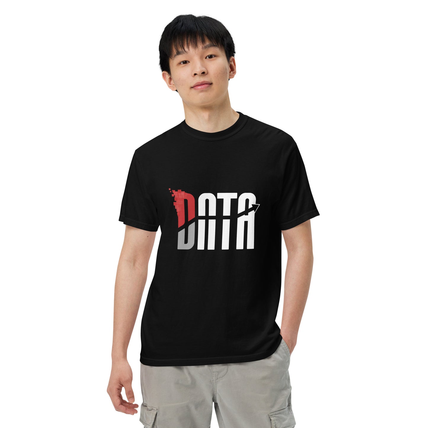 Data Logo Men’s Garment Dyed Heavyweight T-Shirt