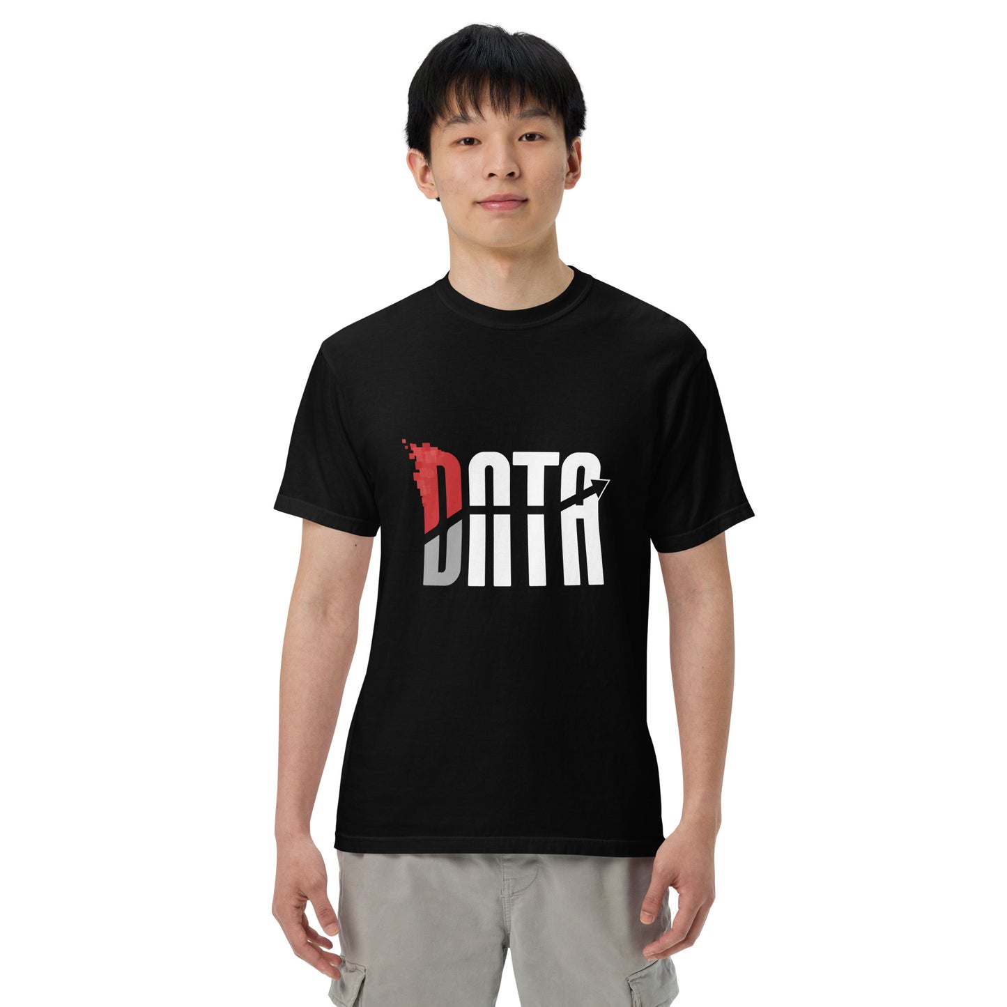 Data Logo Men’s Garment Dyed Heavyweight T-Shirt