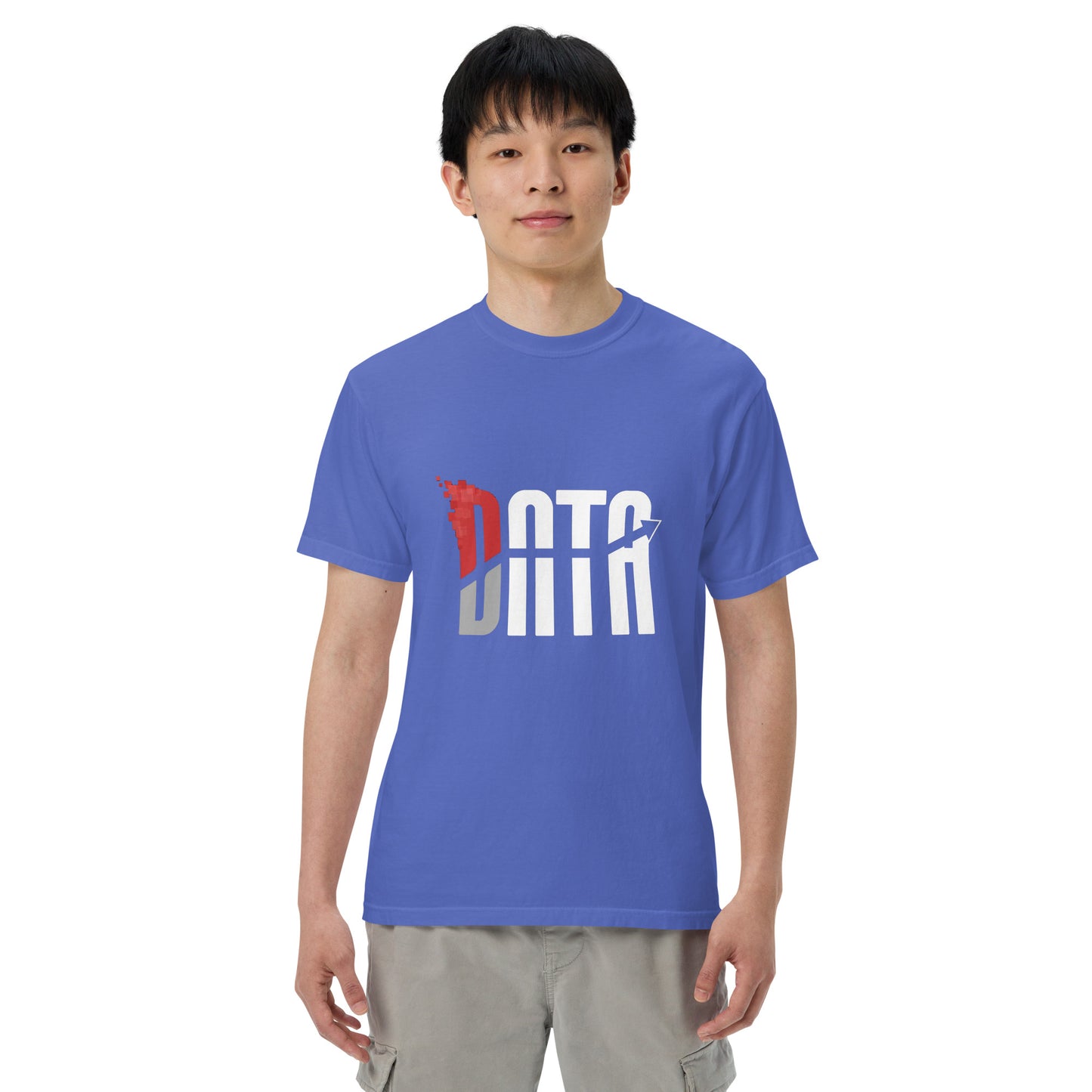 Data Logo Men’s Garment Dyed Heavyweight T-Shirt