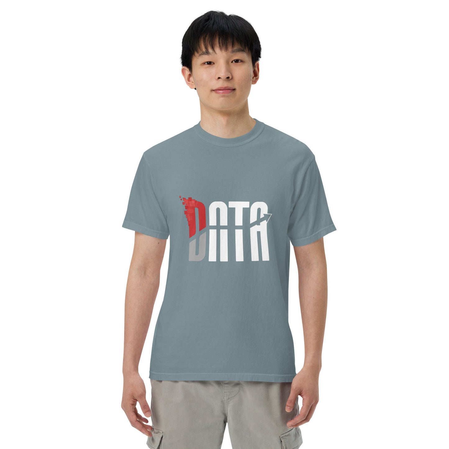 Data Logo Men’s Garment Dyed Heavyweight T-Shirt