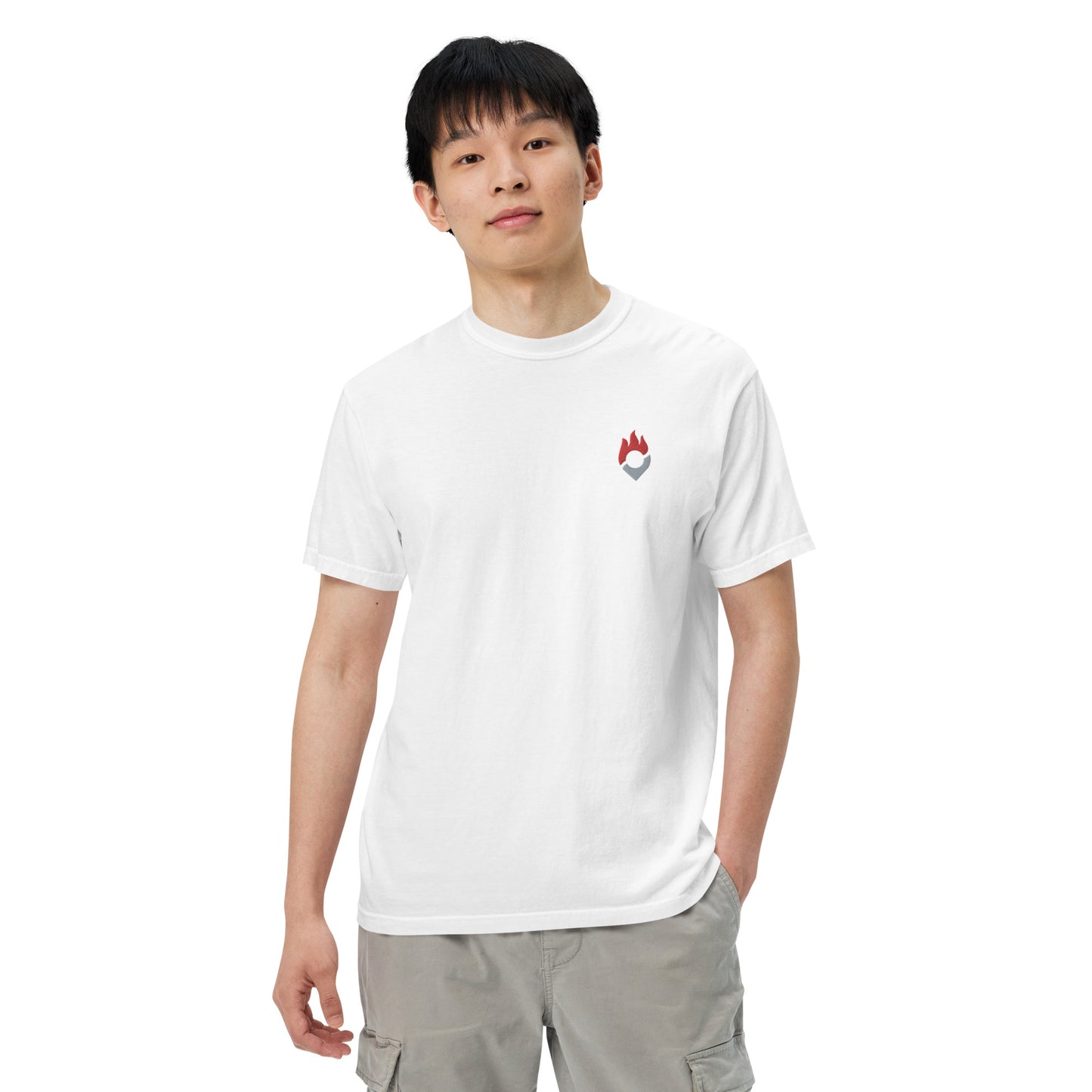 Fantasy Points Logo Men’s Garment-Dyed Heavyweight T-Shirt