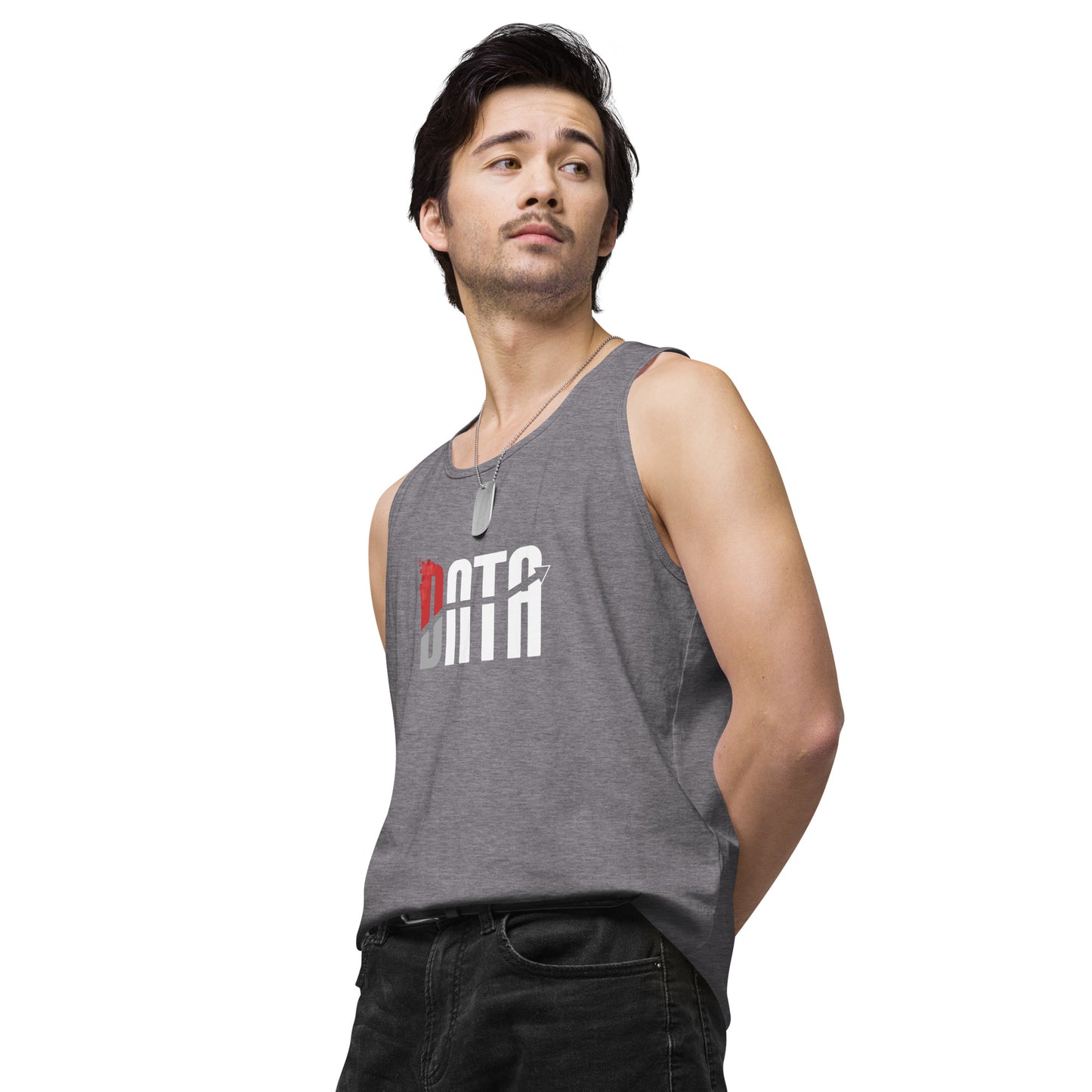 Data Logo Men’s Premium Tank Top