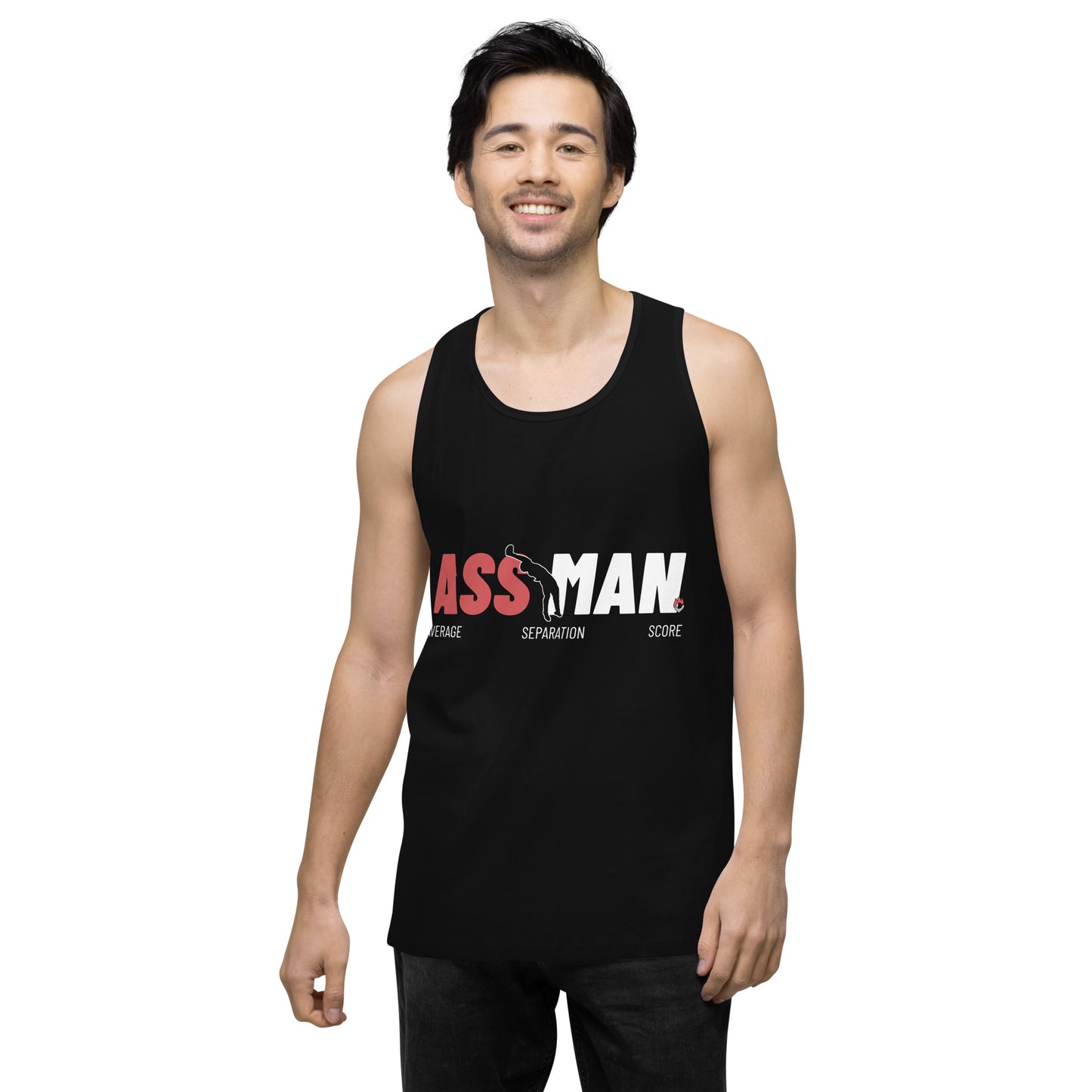 Ass Man Logo Men’s Premium Tank Top