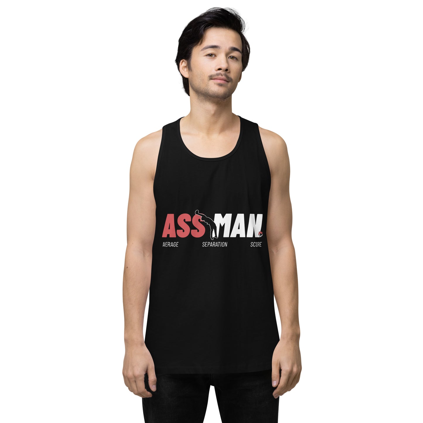 Ass Man Logo Men’s Premium Tank Top
