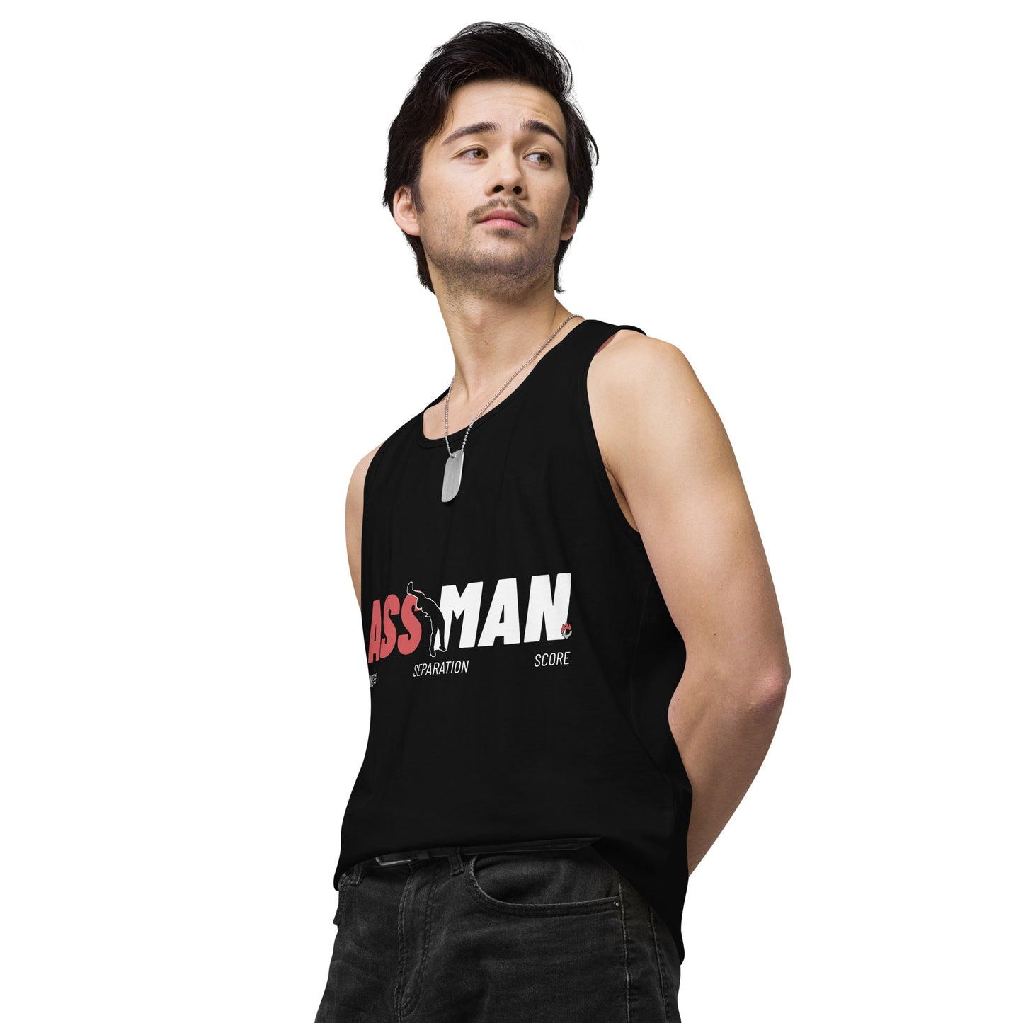 Ass Man Logo Men’s Premium Tank Top