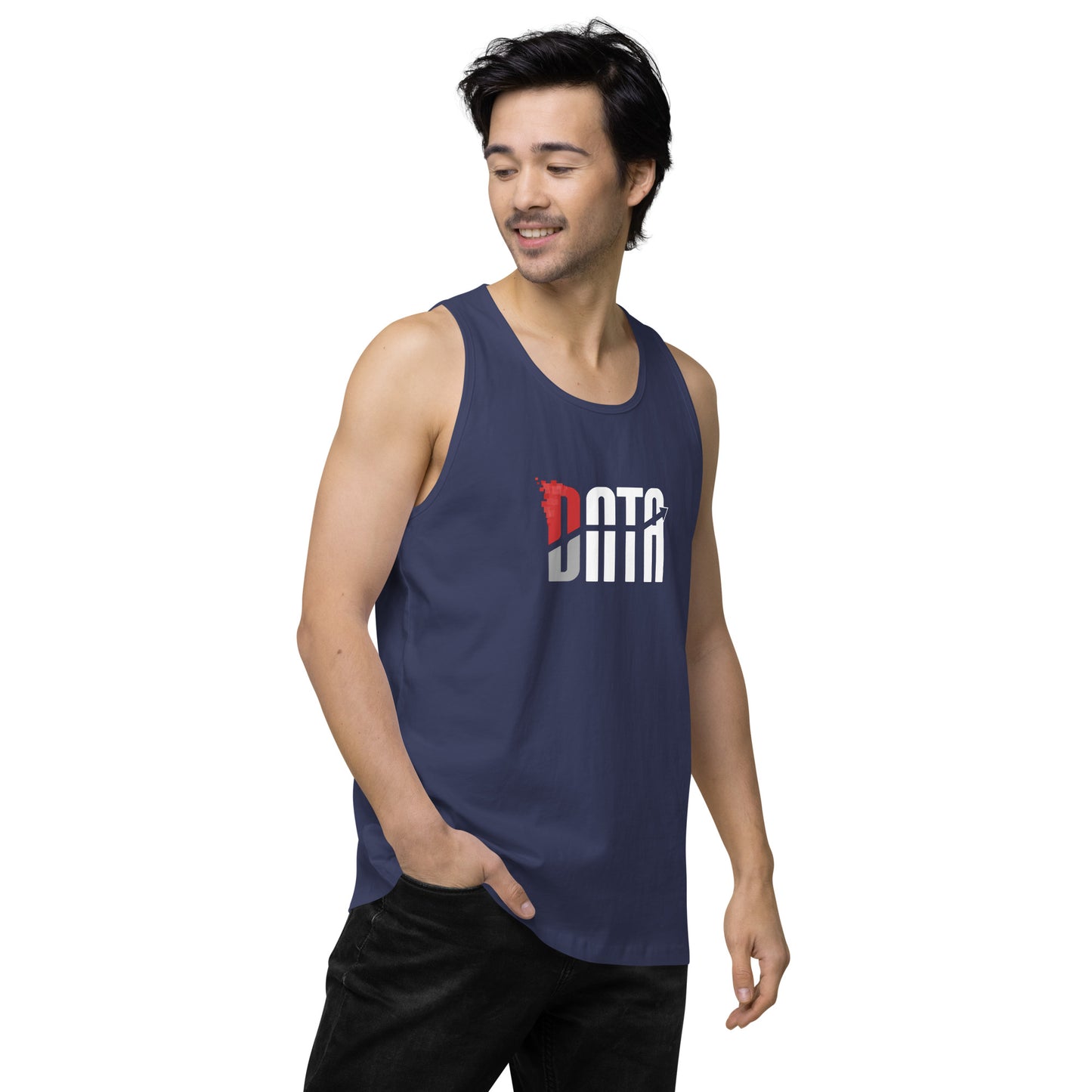 Data Logo Men’s Premium Tank Top