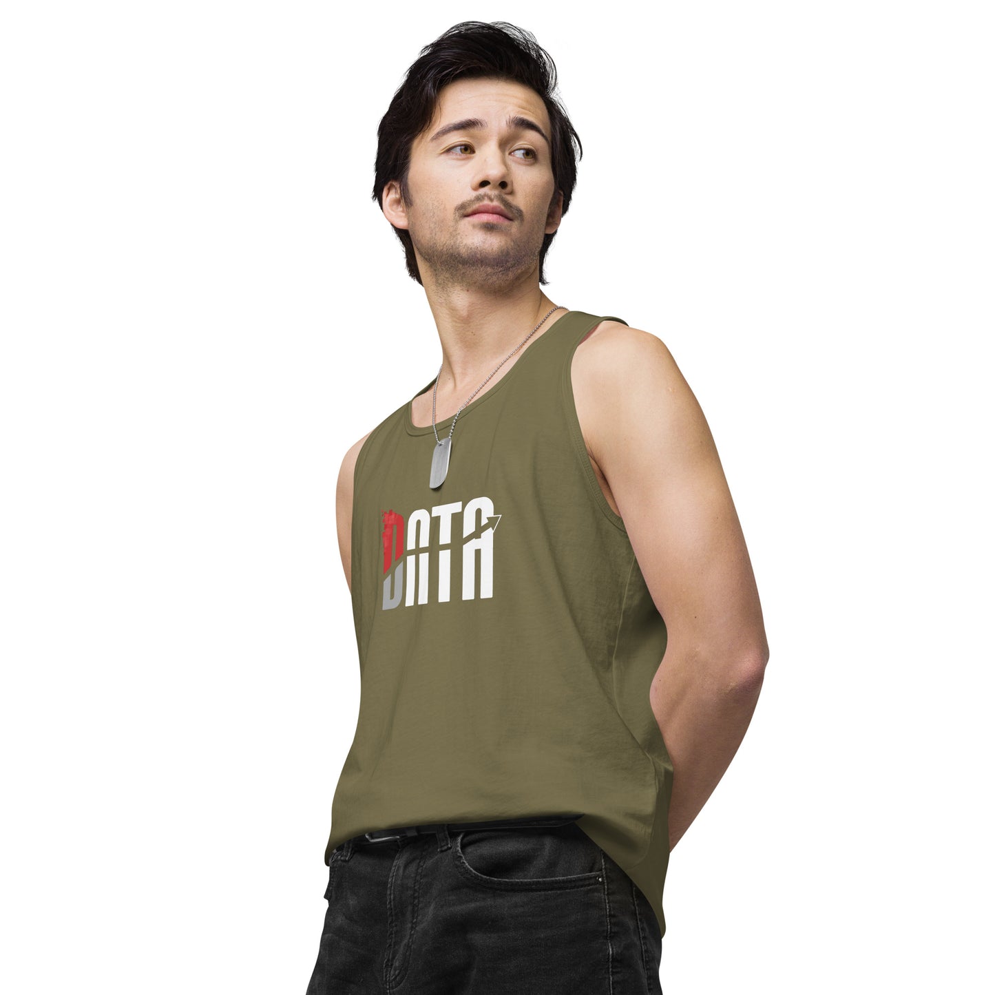 Data Logo Men’s Premium Tank Top