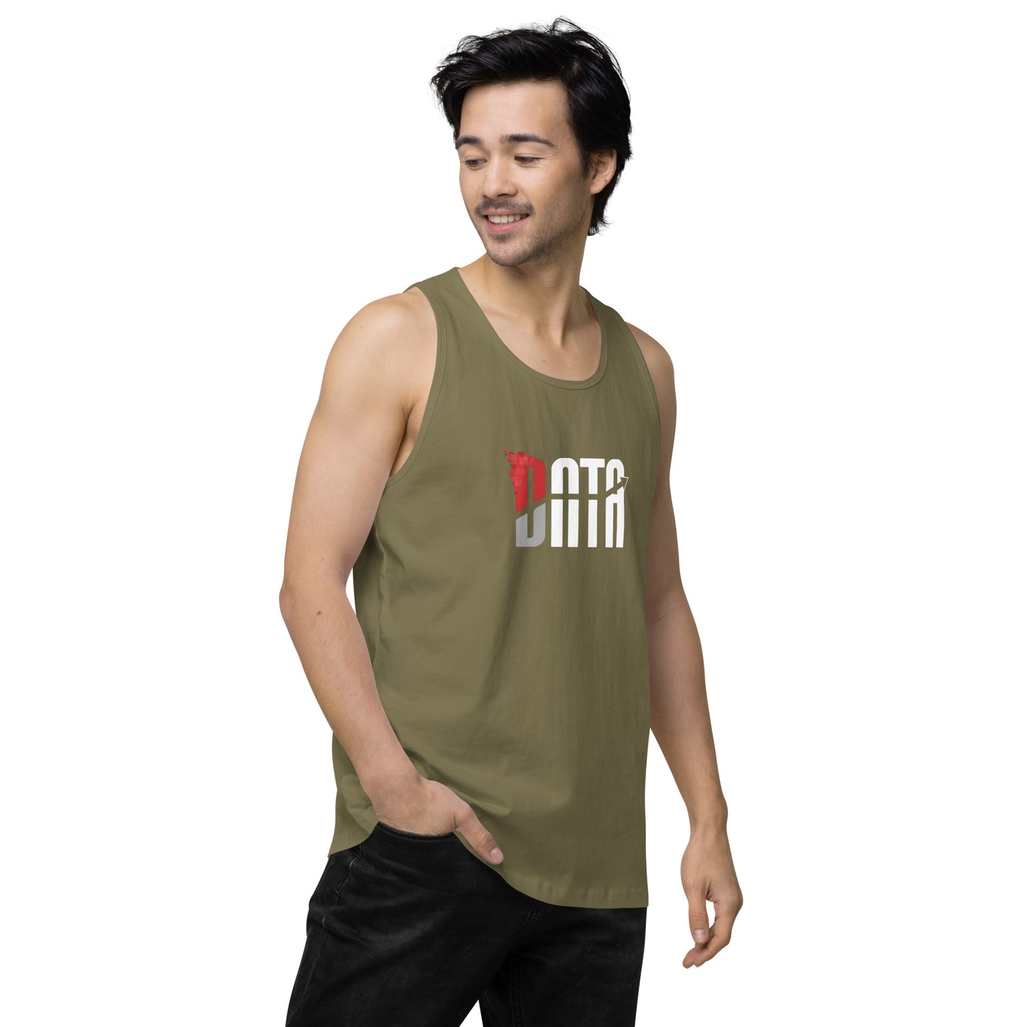Data Logo Men’s Premium Tank Top