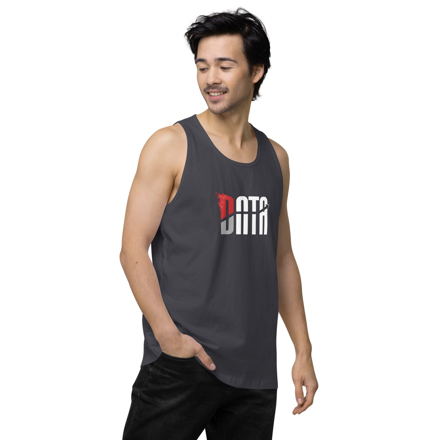 Data Logo Men’s Premium Tank Top