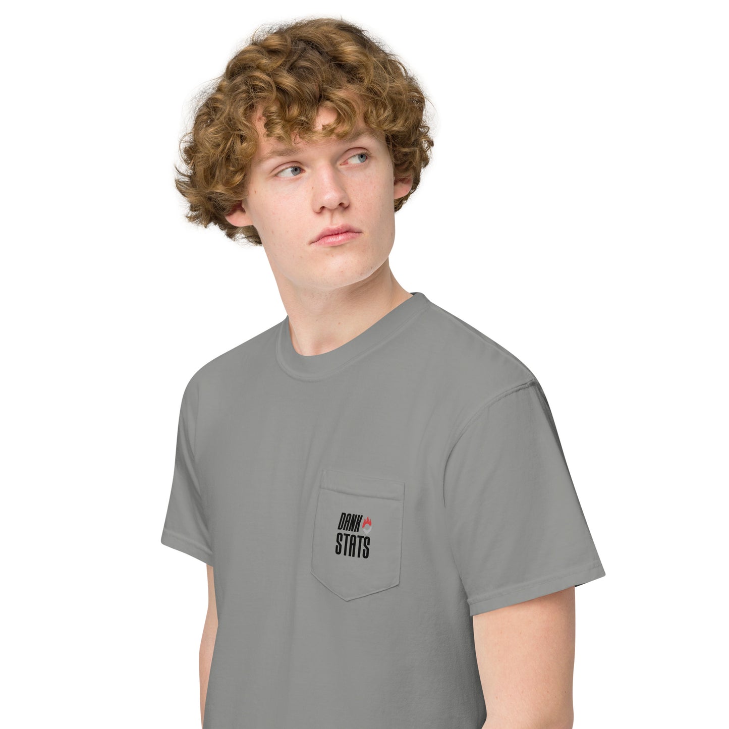 Dank Stats Unisex Garment-Dyed Pocket T-Shirt