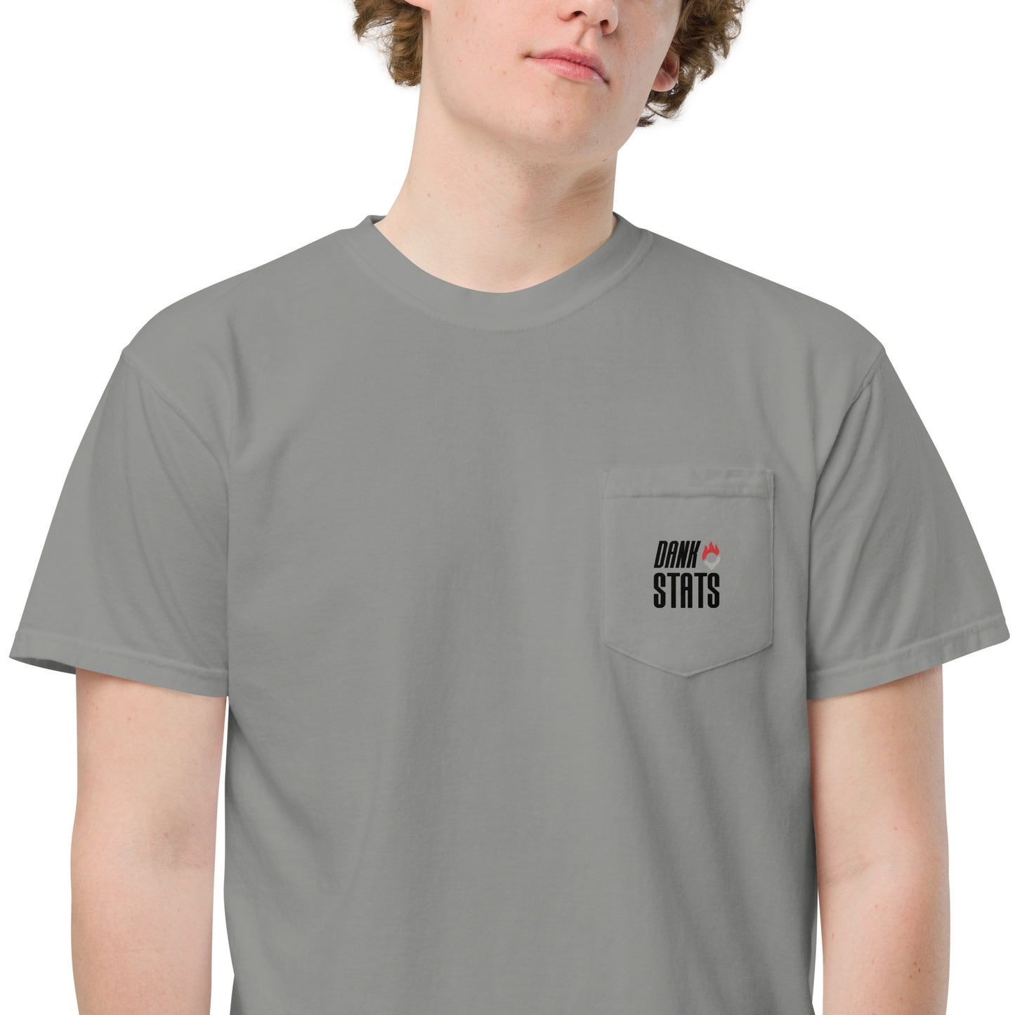Dank Stats Unisex Garment-Dyed Pocket T-Shirt