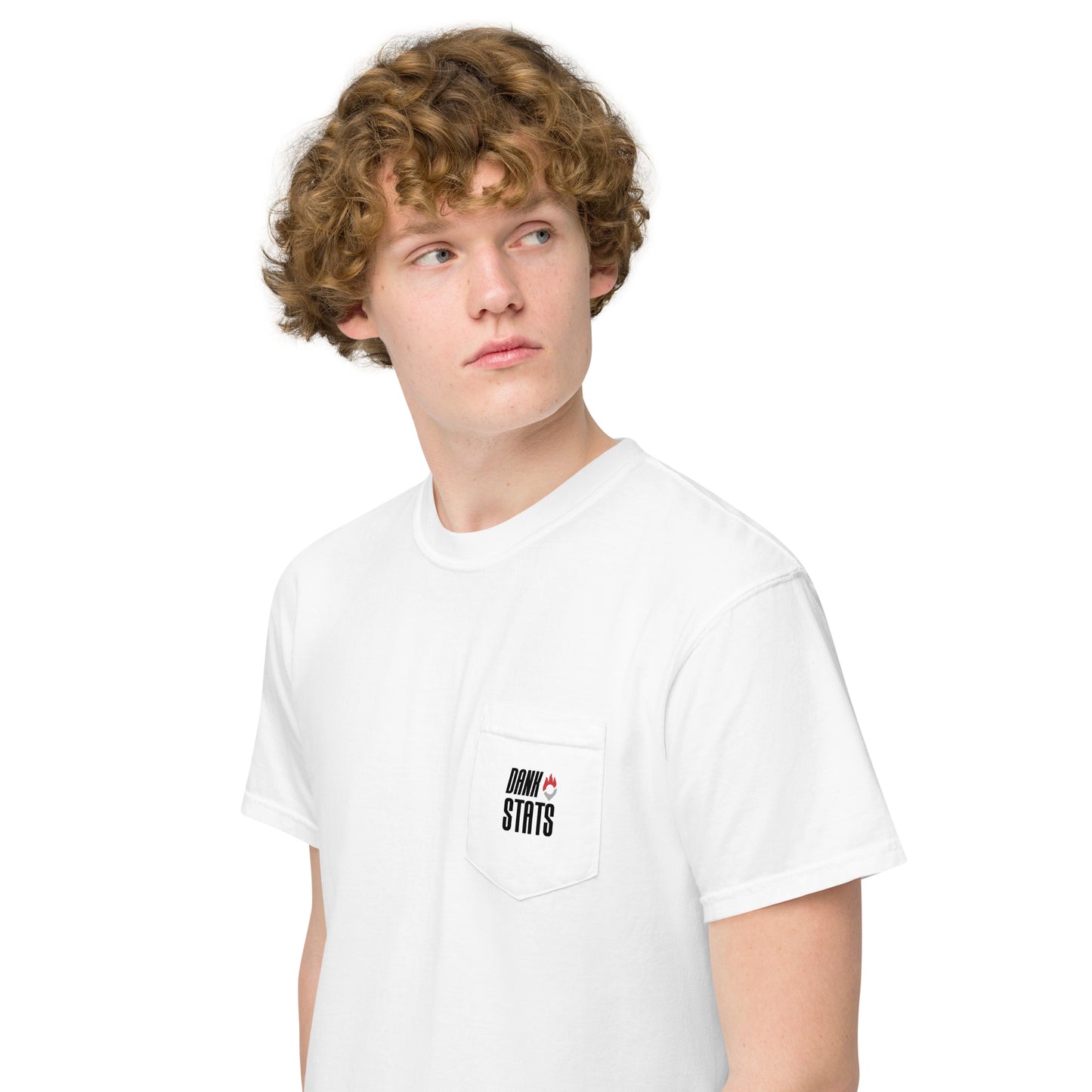 Dank Stats Unisex Garment-Dyed Pocket T-Shirt