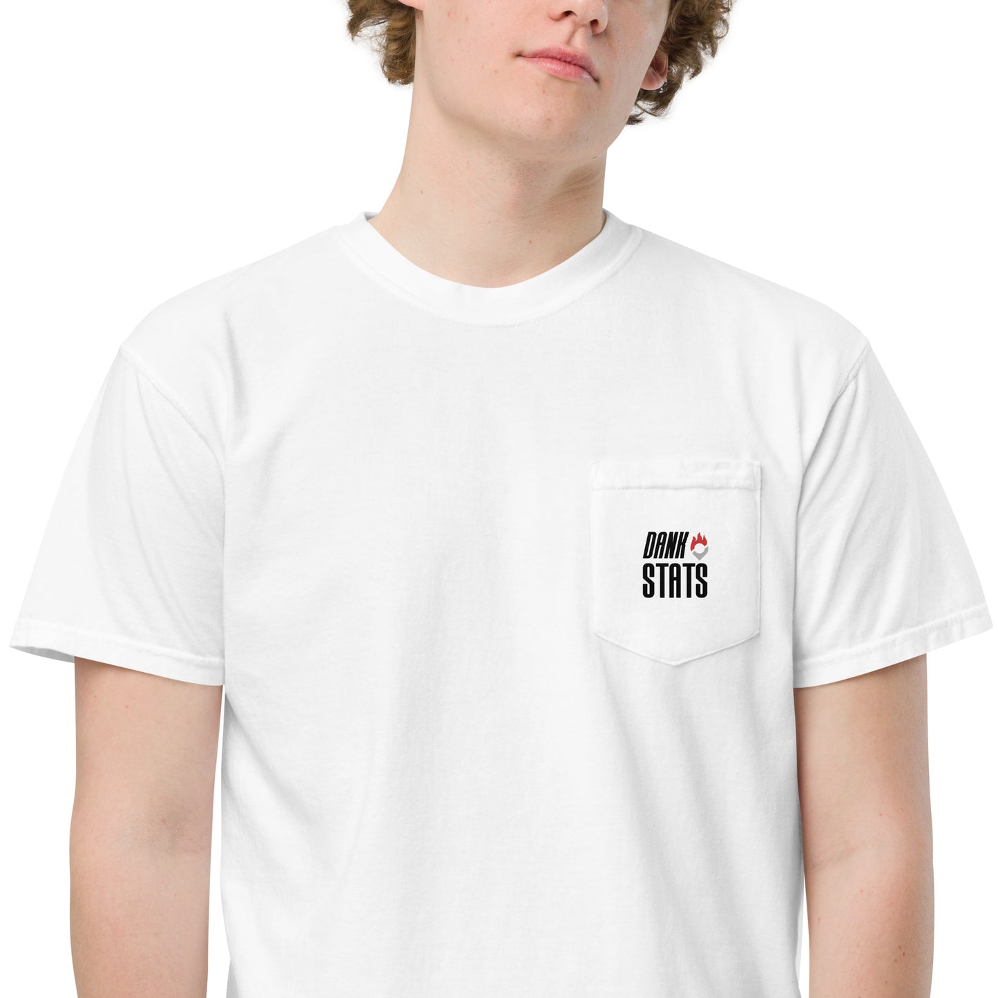 Dank Stats Unisex Garment-Dyed Pocket T-Shirt