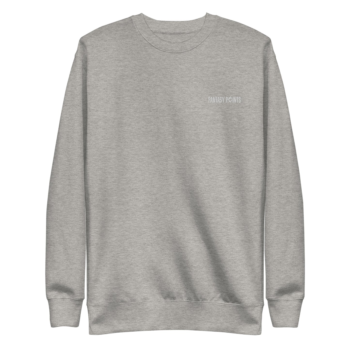 All-White Wordmark Unisex Premium Sweatshirt