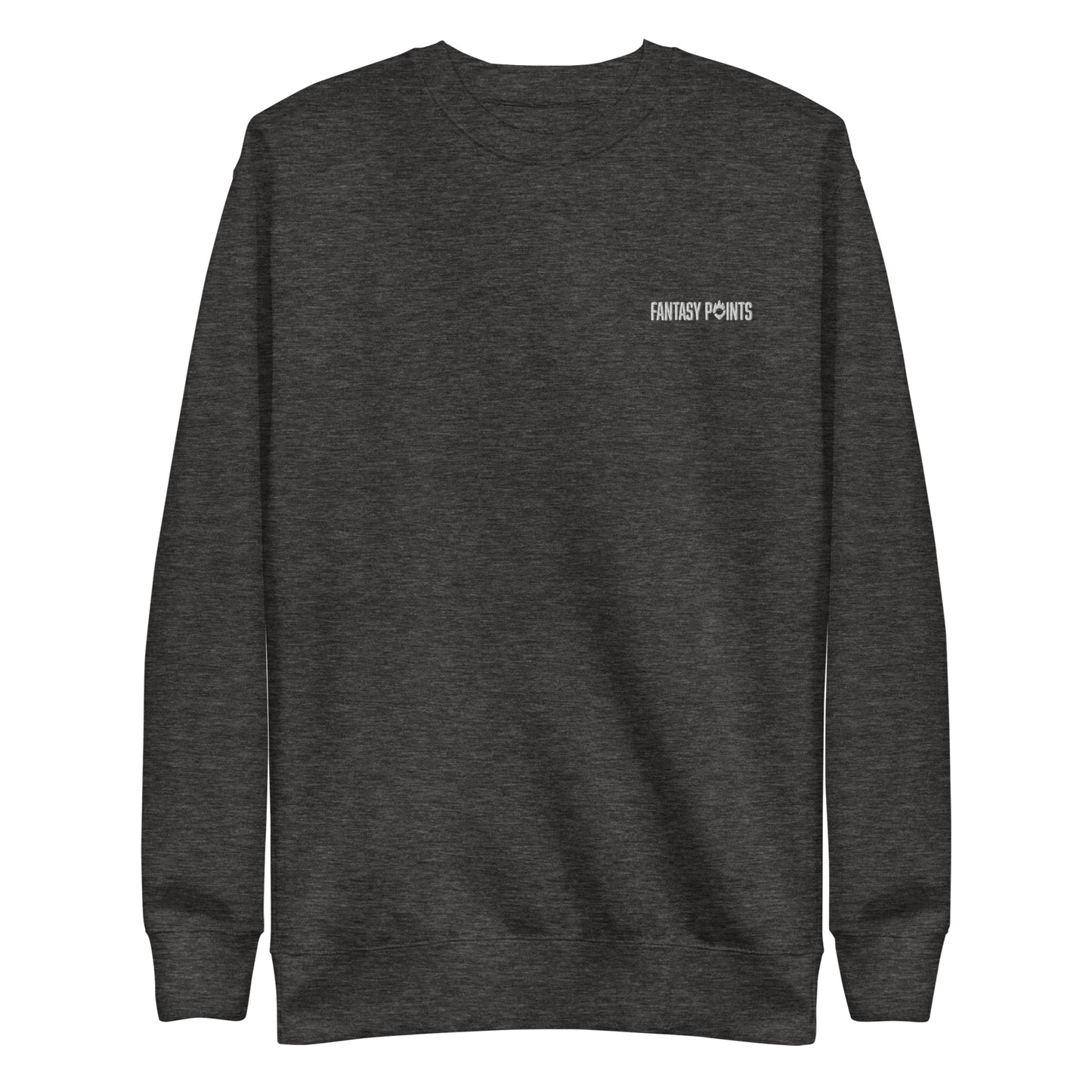 All-White Wordmark Unisex Premium Sweatshirt