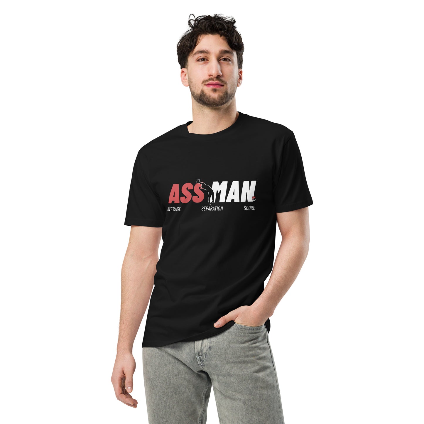 Ass Man Logo Unisex Premium T-Shirt