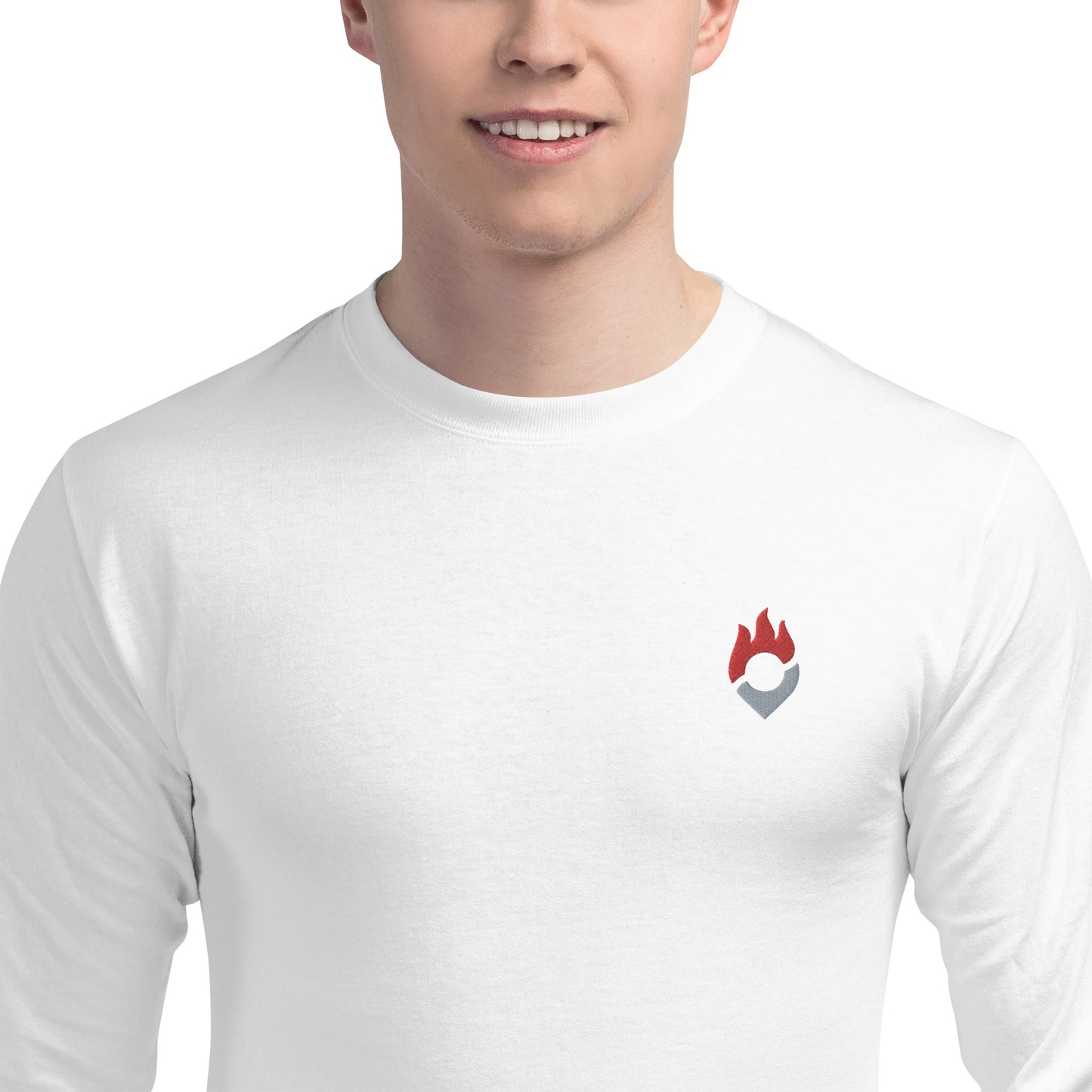 Fantasy Points Logo Men's Champion Long Sleeve Shirt