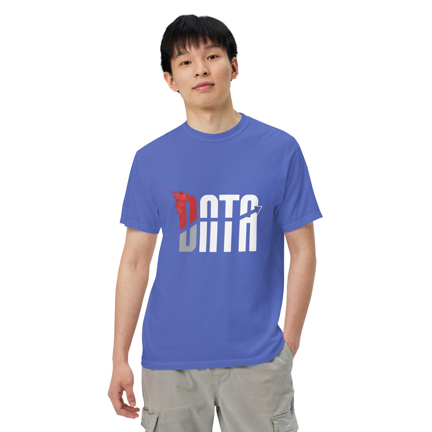 Data Logo Men’s Garment Dyed Heavyweight T-Shirt